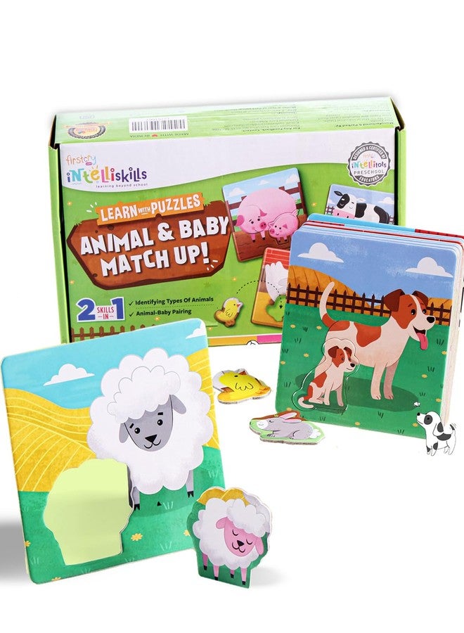 FIRSTCRY INTELLISKILLS مجموعة ألغاز Firstcry Intelliskills Premium Jumbo المكونة من 20 قطعة، تتضمن حيوانات وأطفالًا، لعبة تعليمية وتفاعلية للأولاد والبنات، لعبة ممتعة وتحدّيّة لتنمية القدرات الذهنية، مناسبة للأطفال من عمر 4 سنوات فما فوق، هدية مثالية لأعياد الميلاد - Image 1